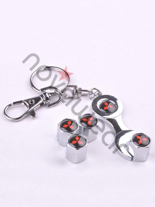Mitsubishi Sport Keychain, Rims Caps Set