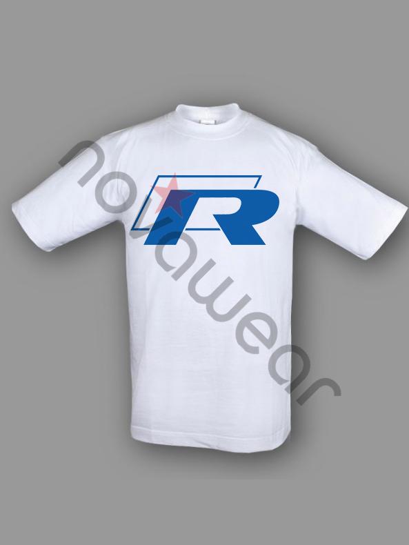 VW R Line Gedruckte T-Shirt