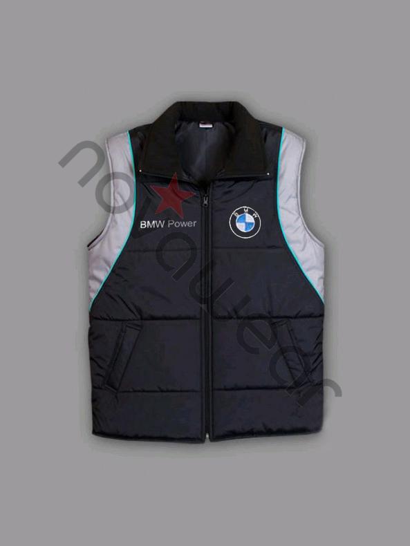 Neu BMW M Power Herren Weste Motorsport jacke gestickte embleme Vest S-3XL
